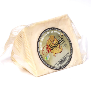 QUESO DE OVEJA SEMICURADO EL BOSQUEÑO, CUÑA 350G APROX
