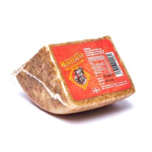QUESO ARTESANO DE CABRA CURADO EN SALVADO DE TRIGO MONTEALVA, CUÑA 450G APROX